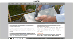 Desktop Screenshot of haidu.hu