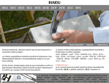 Tablet Screenshot of haidu.hu